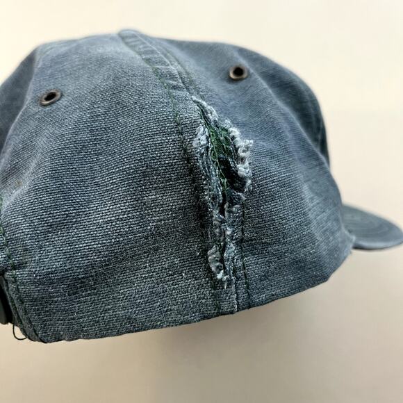 Vintage Daffy Duck Hat Cap Snapback Green Looney Tunes Warner Bros Adjustable - Picture 8 of 8